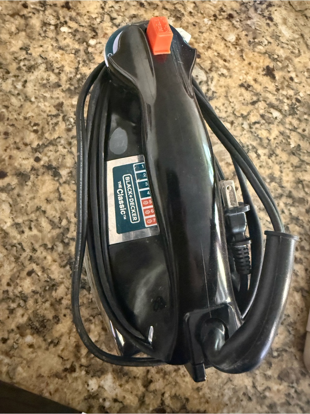 Black & Decker Black Clothes Iron